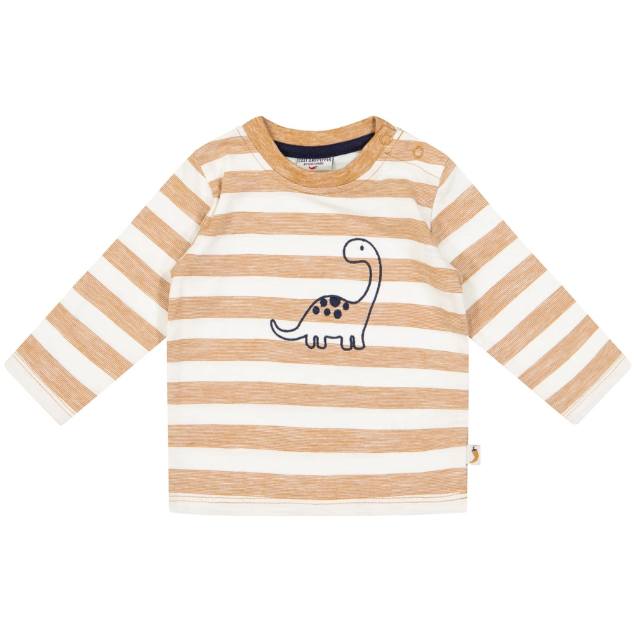 SALT AND PEPPER Langarmshirt Dino caramel