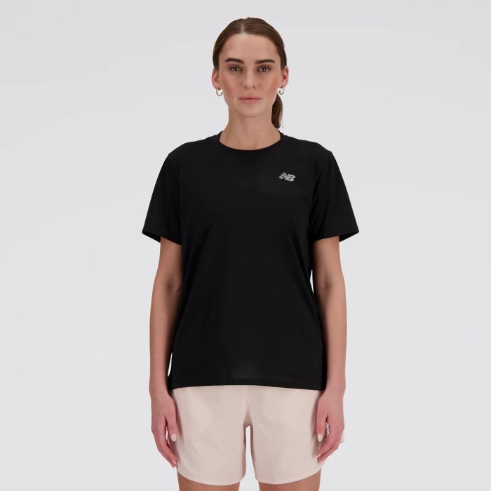 New Balance Dame T-shirts Sport Essentials T-Shirts Sort