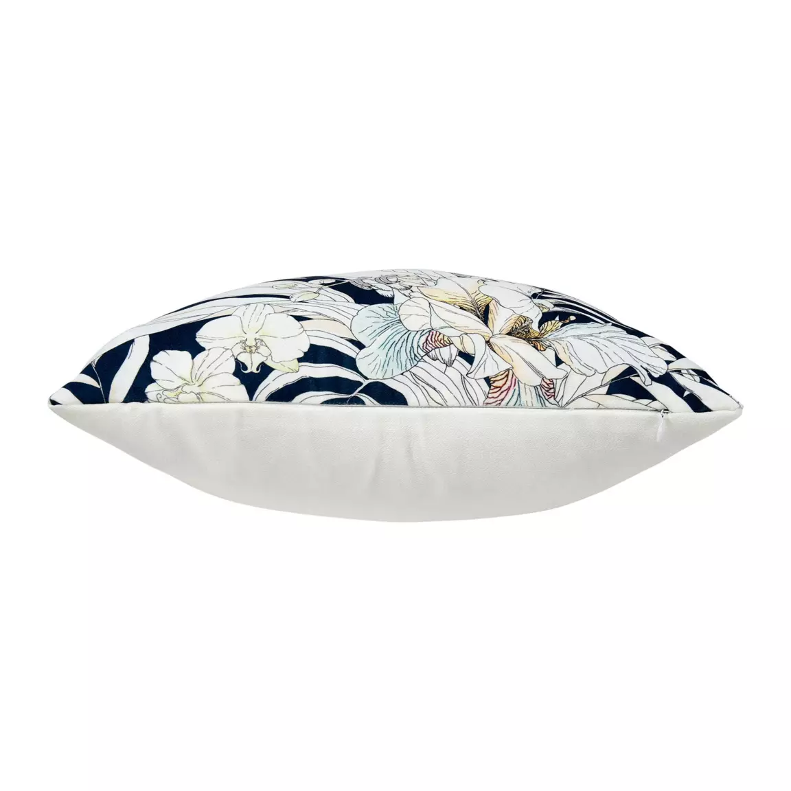 Housse de coussin carrée (40 x 40 cm) Tropical Bleue