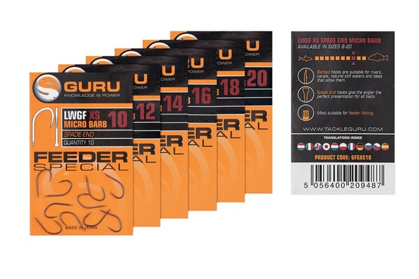 Hameçons Guru Feeder Special XS avec Oeillet (10 pcs)