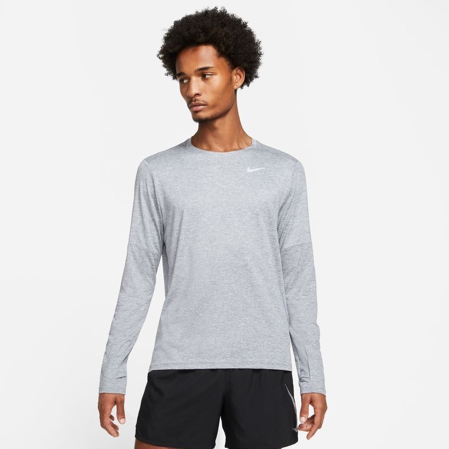 Nike Dri-FIT Element Crew - Gris/Argenté