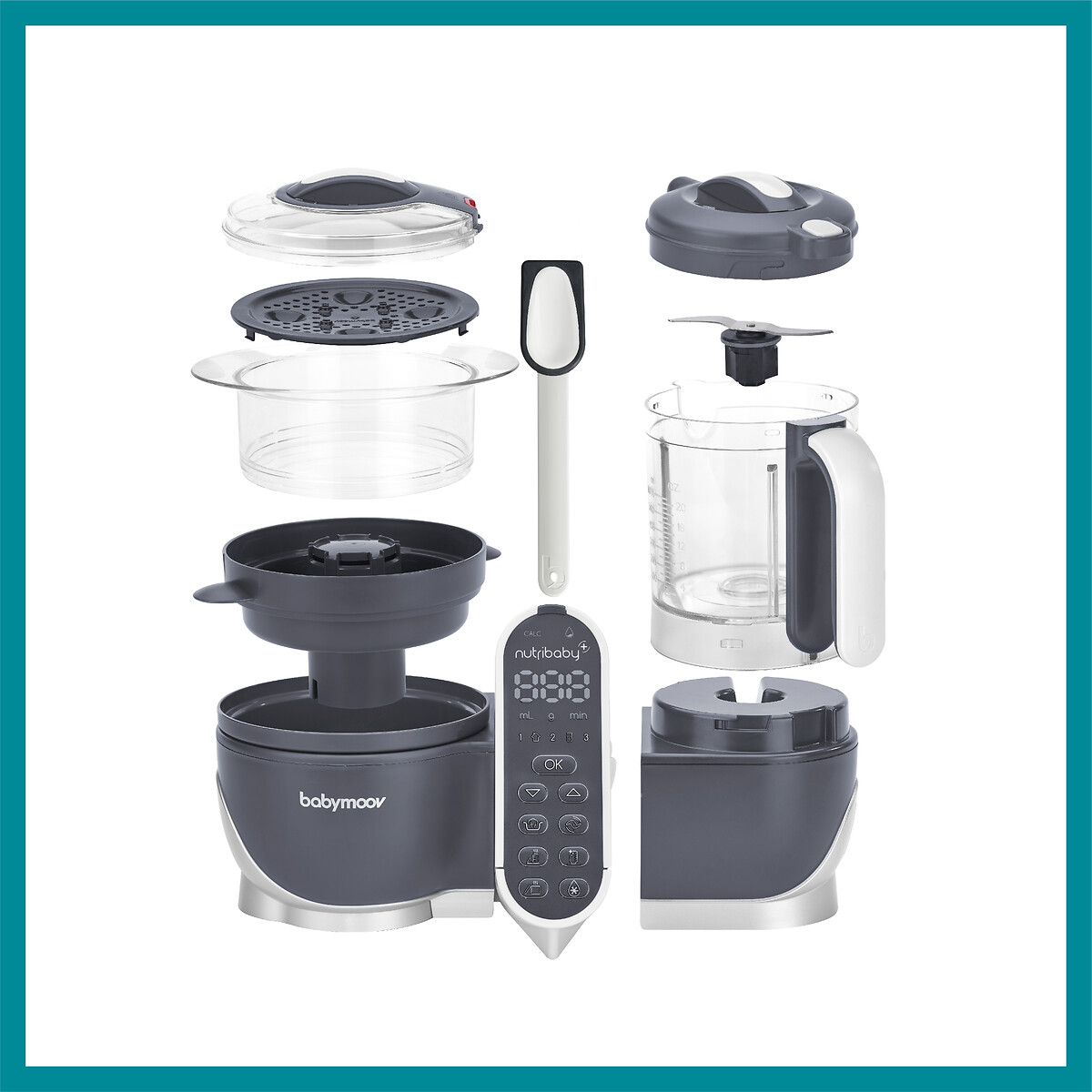 BABYMOOV<br>Robô de cozinha multifuncional Nutribaby plus
