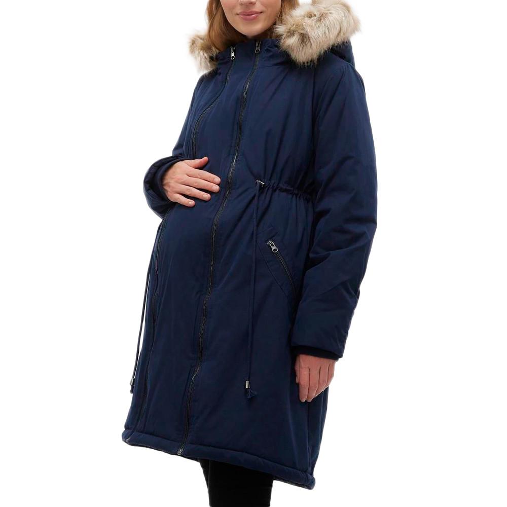 Mamalicious Manteau de Grossesse et de Portage Marine Femme Mamalicious Lamy
