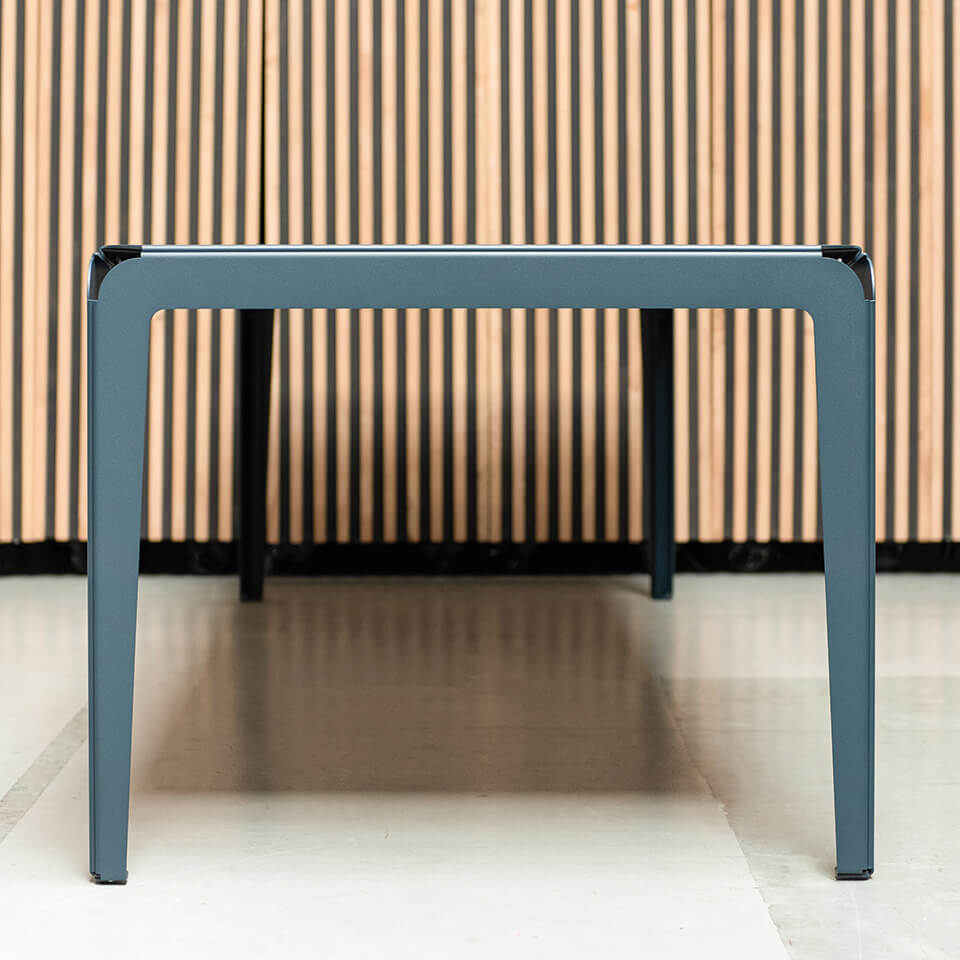 Tuintafel Bended 90x90 pale green