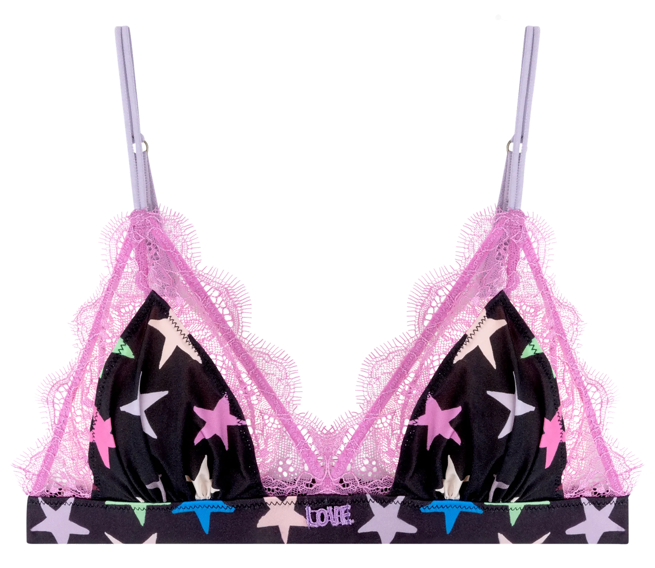 LOVE LACE - Soutien gorge imprimé | Noir