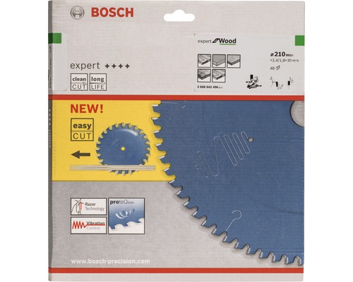Cirkelzaagblad Expert voor Hout B Ø 210x30 Z 48
