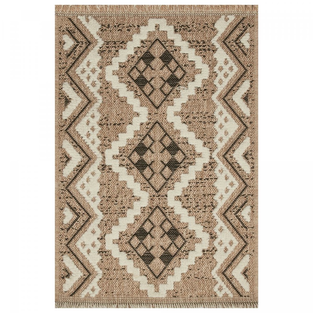 Tapis extérieur noir 120x170 cm
