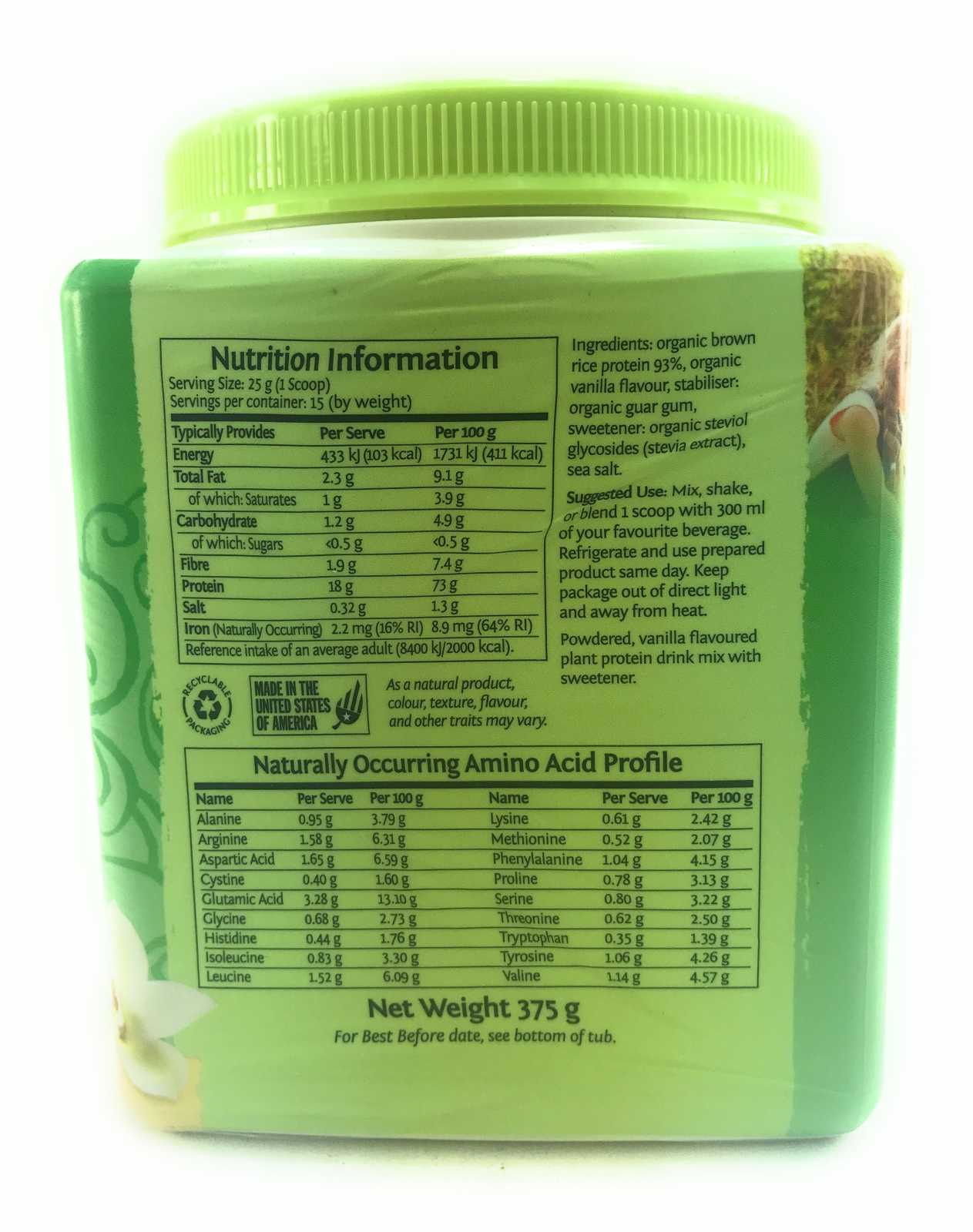 Sunwarrior Proteína Clásica 375 g