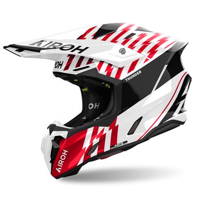 Casque cross Airoh TWIST 3 - THUNDER 2024 - Rouge