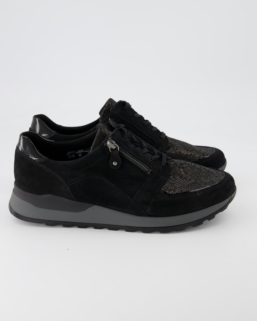 Waldläufer Hiroko-Soft Schnürschuhe in Schwarz