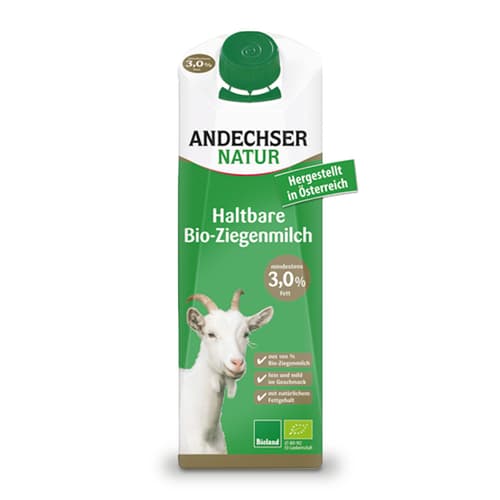 Andechser Haltbare BIO Ziegenmilch 3.0%