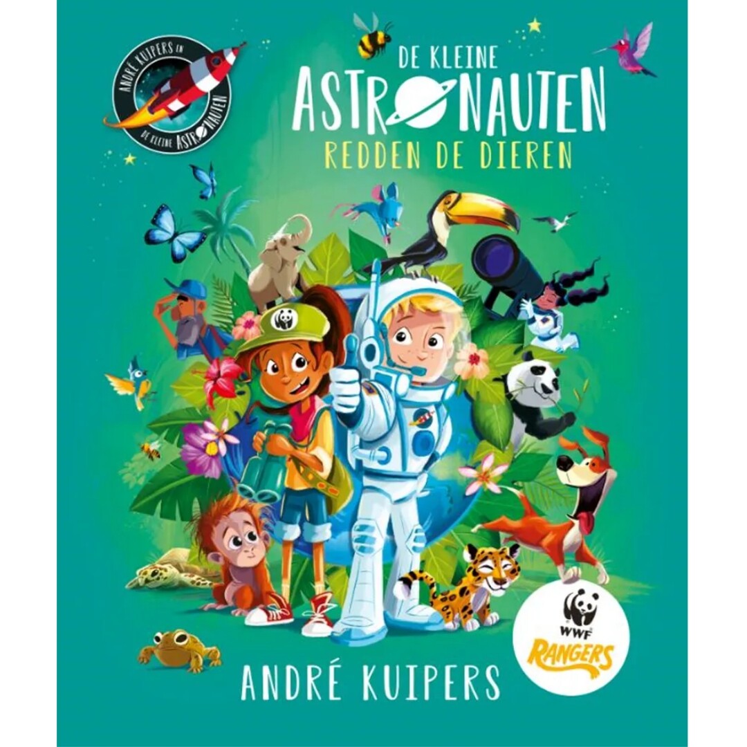 Uitgeverij witte leeuw kleine astronauten redden de dieren