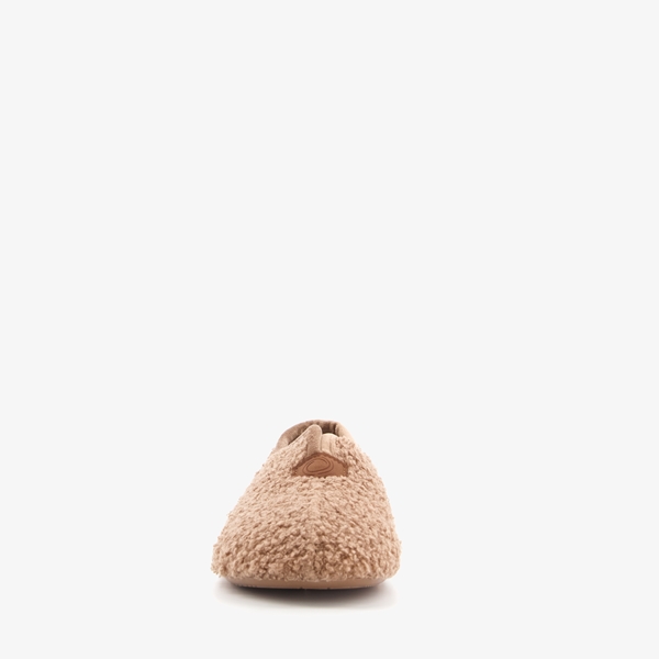 Thu!s dames teddy pantoffels bruin