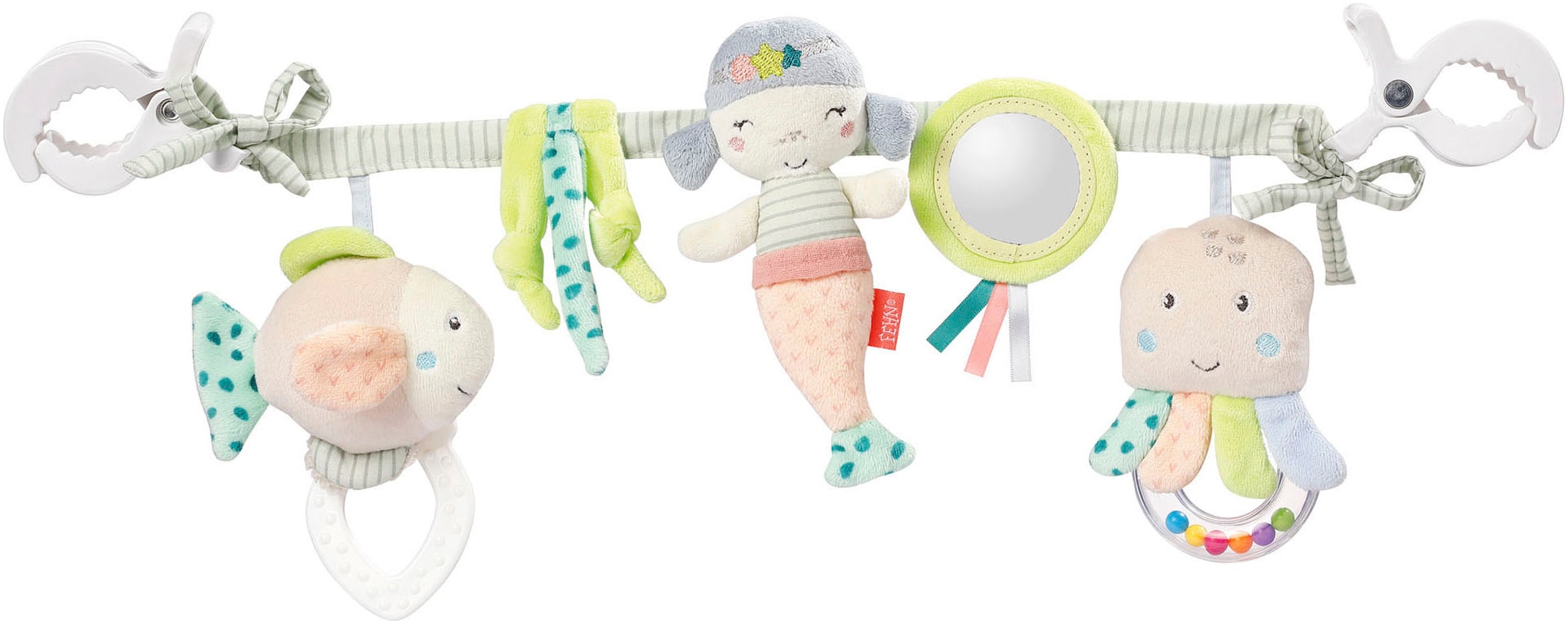 Fehn Kinderwagenkette »Meereskinder« zum Aufhängen an Kinderwagen, Babyschale, Bett, Wiege & Spielbogen