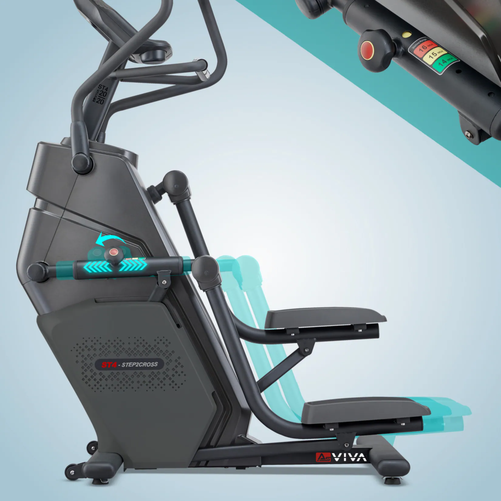 AsVIVA Stepper & Ergometer AsVIVA ST4 Bluetooth