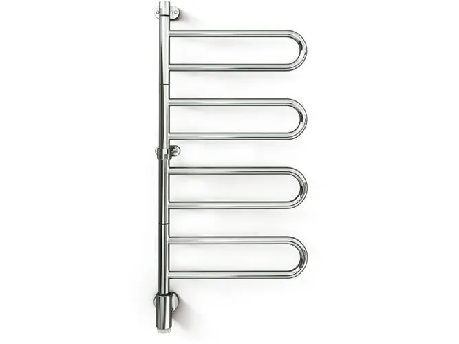 Flex U el håndklædevarmer 450mm m/4 arme & timer (55W)