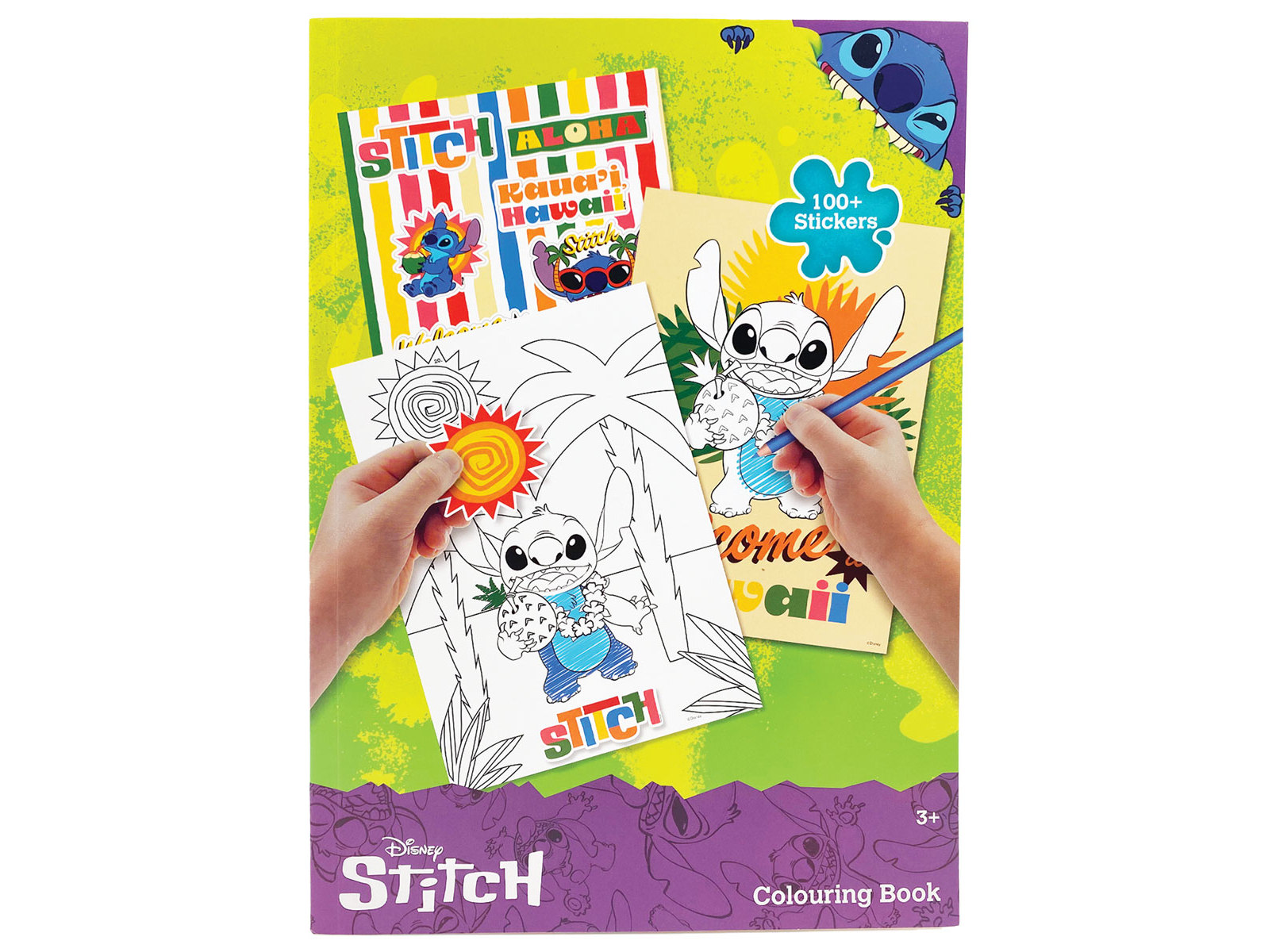 CONJUNTO COLORIR STITCH - LIVRO ATIVIDADES COM ETIQUETAS