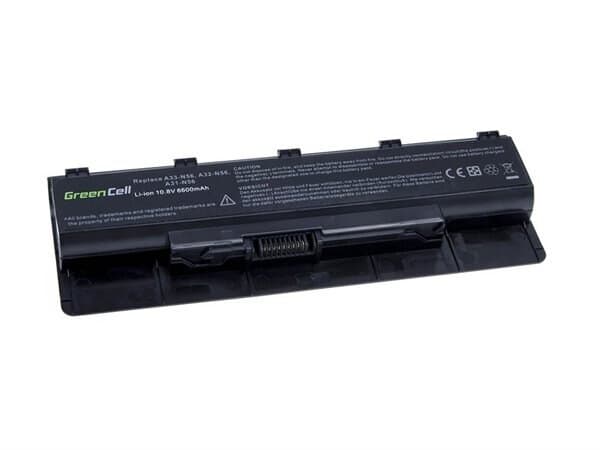 Green Cell laptopbatteri til Asus A32-N56 N46 N46V N56 N76 / 11,1V 6600mAh