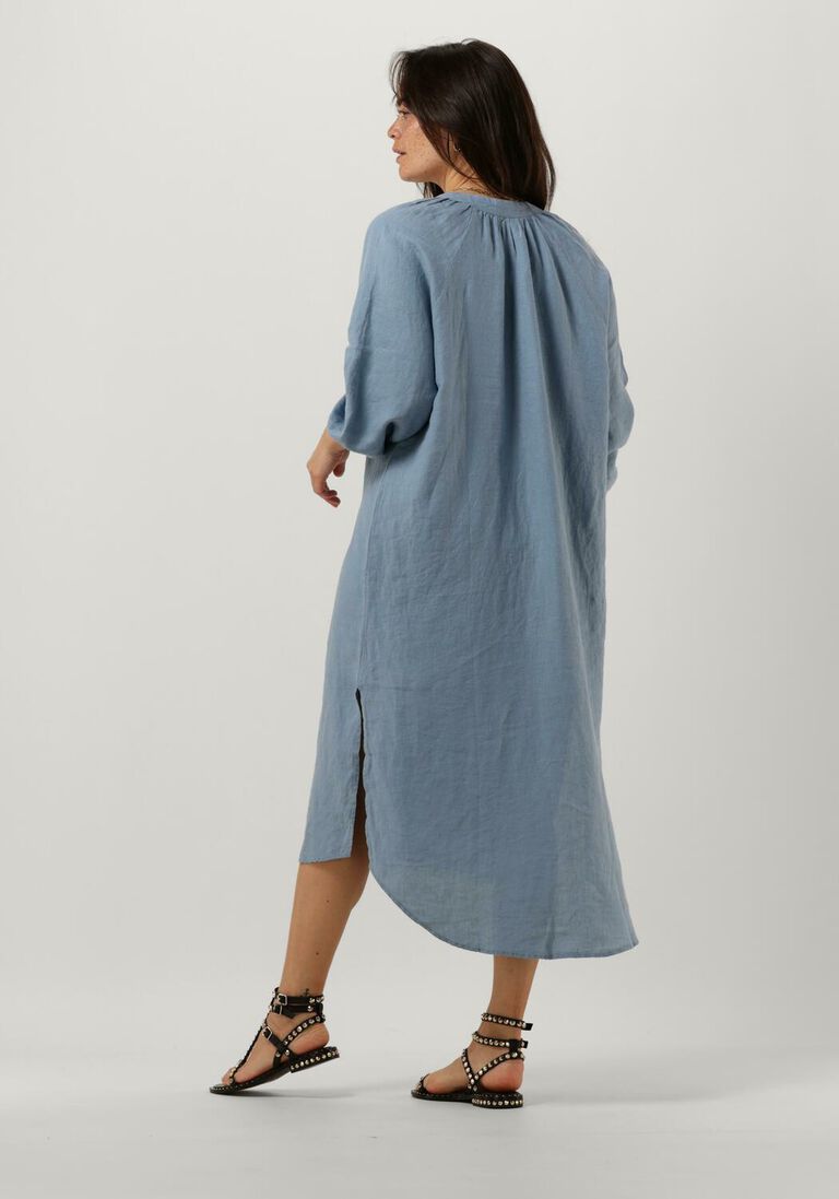 MR MOOD lichtblauwe mr mood midi jurk mrs minty