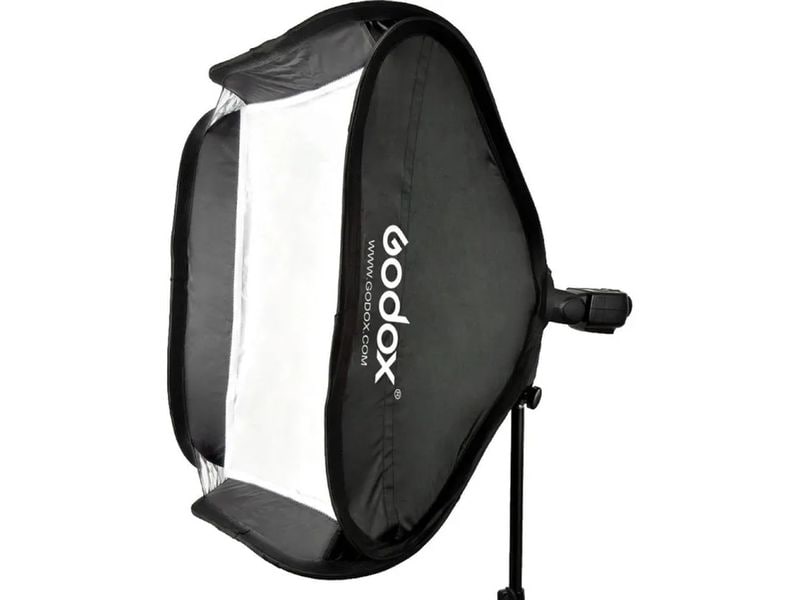 Godox Softbox SFUV4040 Outdoor-Set (S-Halterung und Softbox Kompaktes Softbox-Set mit S-Typ-Halterung für Blitzlichter