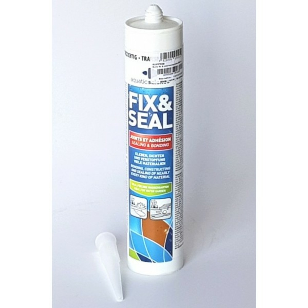 Colle fix & seal transparente aquatic science