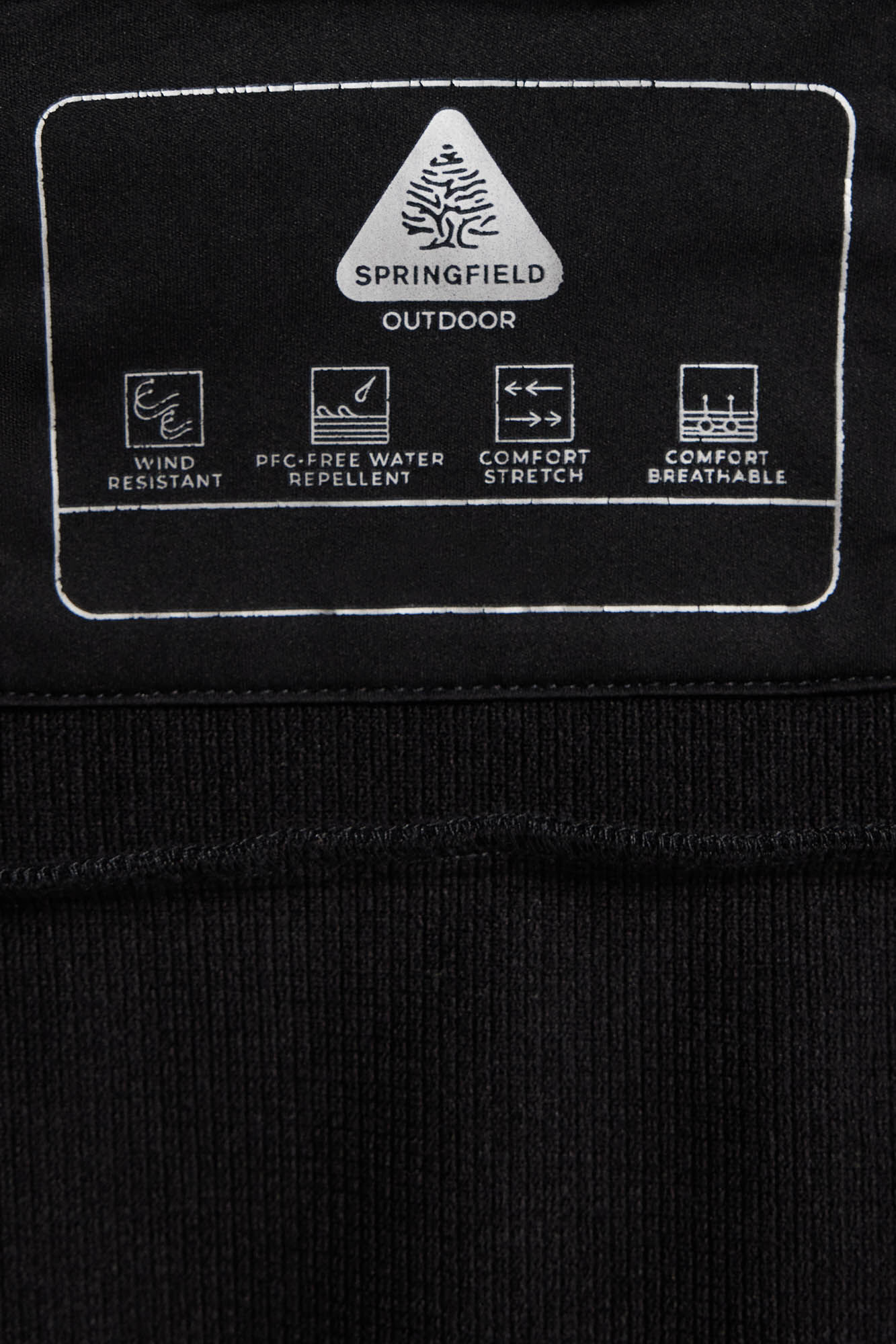 Jaqueta técnica Softshell - preta