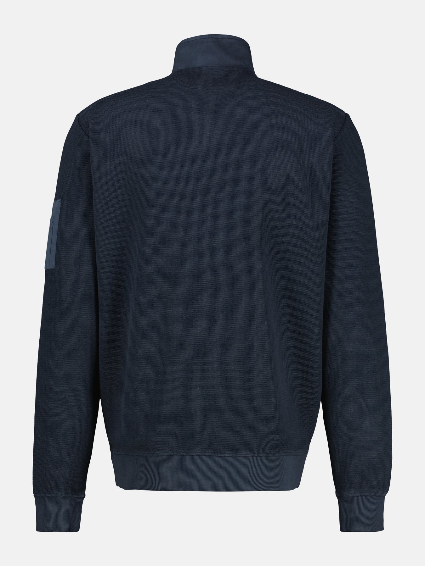 Sweatjacke in Zig-Zag-Struktur