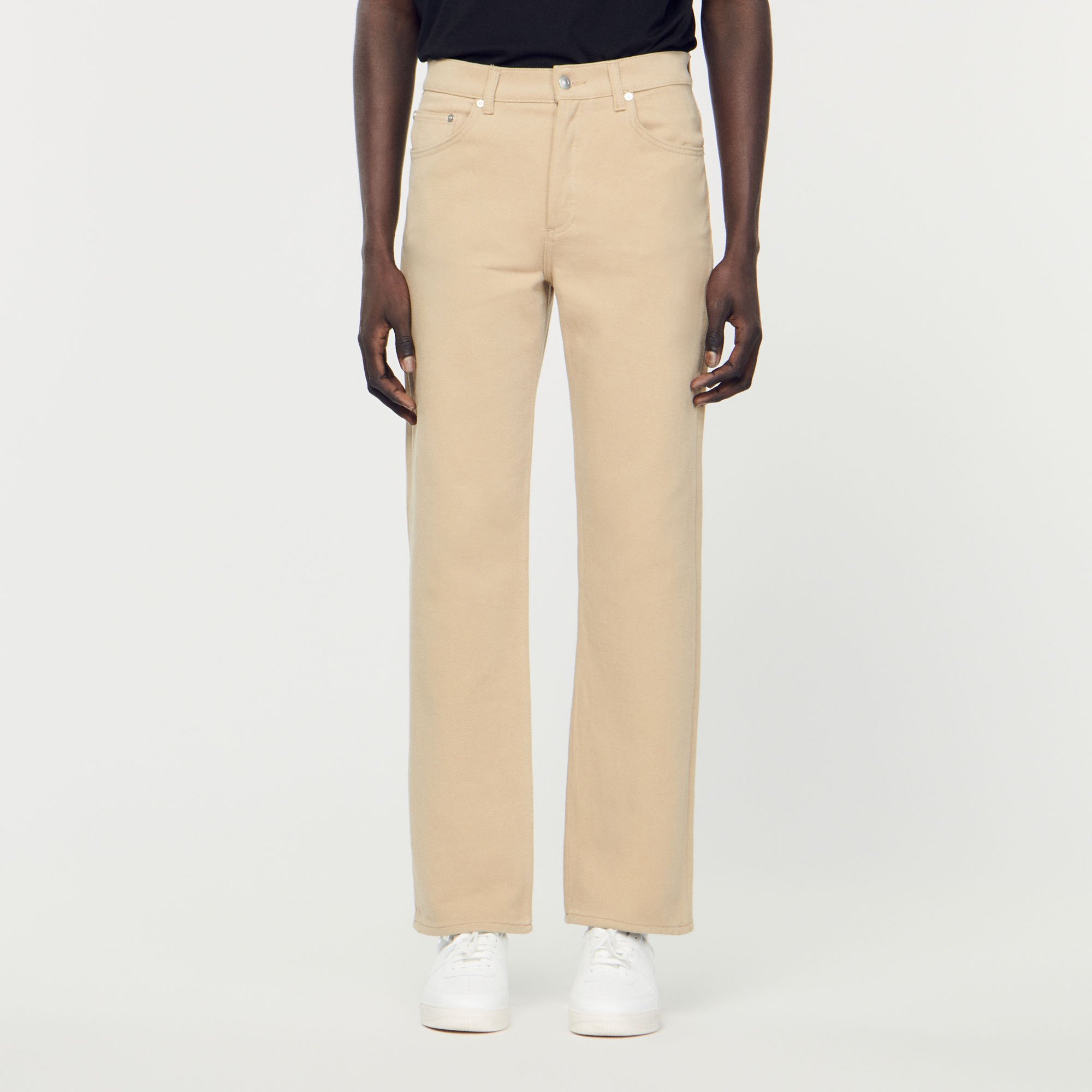Jean droit en coton