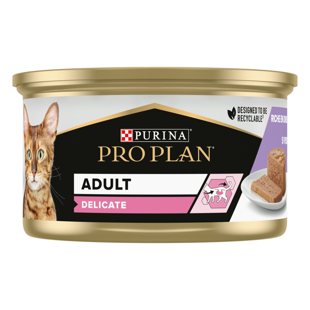 Pro Plan Cat Blik Mousse Delicate Kalkoen85 gr