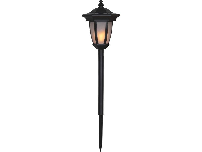 Star Trading Gartenlicht Solar Flame, Schwarz Wandelbare Dekoleuchte