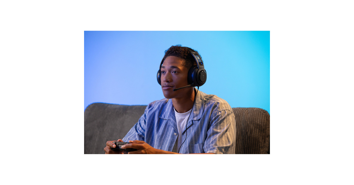 Turtle BeachAtlas 200 bekabelde gamingheadset over-ear gaming headset  (Zwart, PlayStation 4, PlayStation 5)