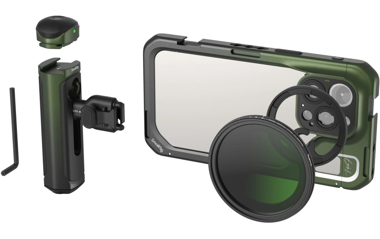 Cage für iPhone 15 Pro Max SmallRig x Brandon LiMobile Video Kit für iPhone 15 Pro Max