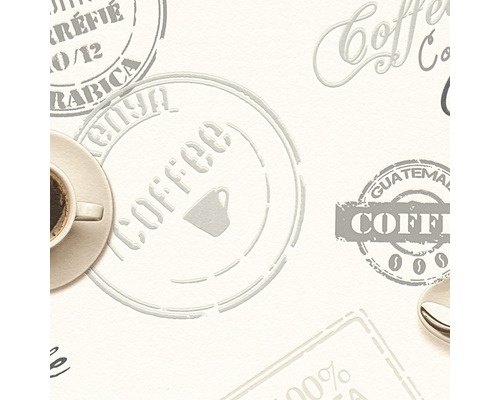 Papierbehang 94308-1 Il Decoro koffiekop crème beige