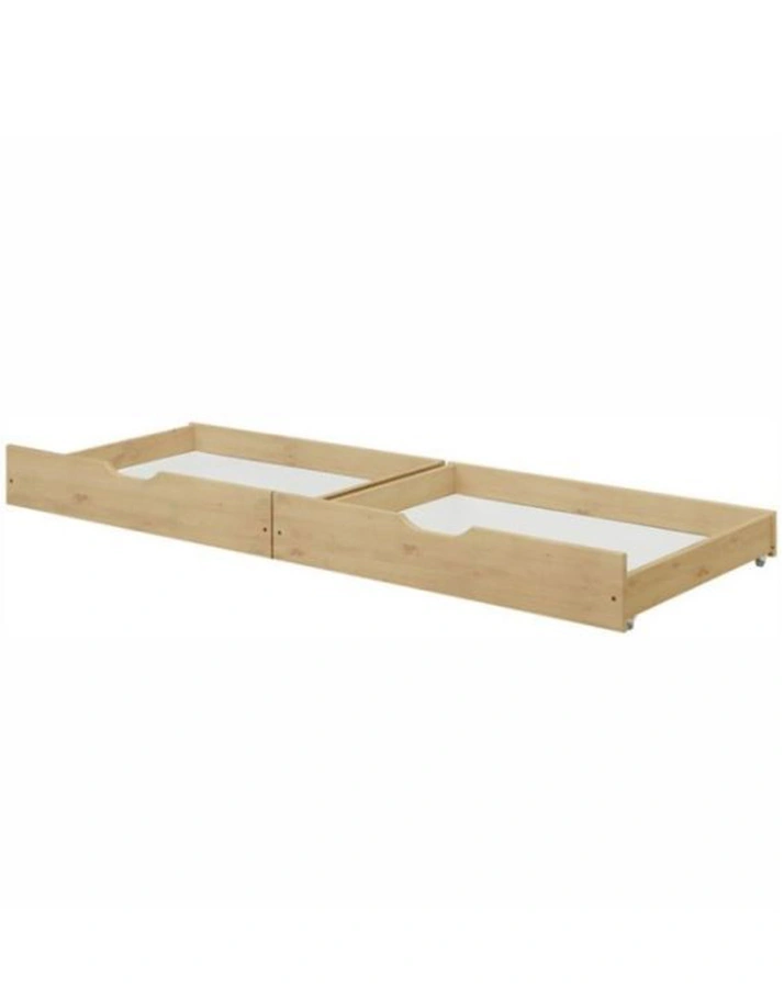 Rollschubkästen INFANSKIDS 2er Set (Farbe: natur)