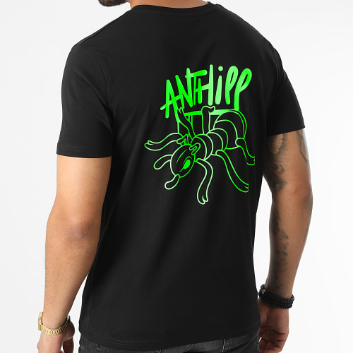 Tee Shirt Ant Noir Vert Fluo