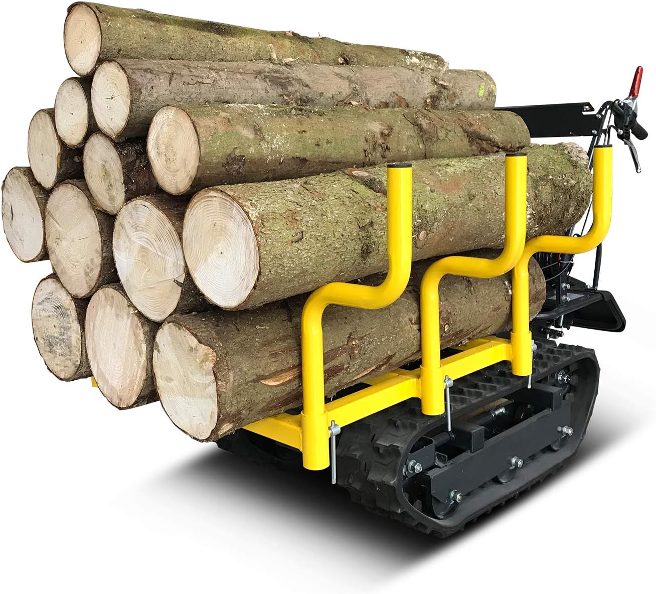 BAMATO Mini Raupendumper MTR-300H | Zuladung: bis 300 kg | 6,5 PS Leistung | 6 Vorwärts- und 2 Rükwärtsgänge | 110mm Bodenfreiheit| Schubkarre Minidumper Dumper