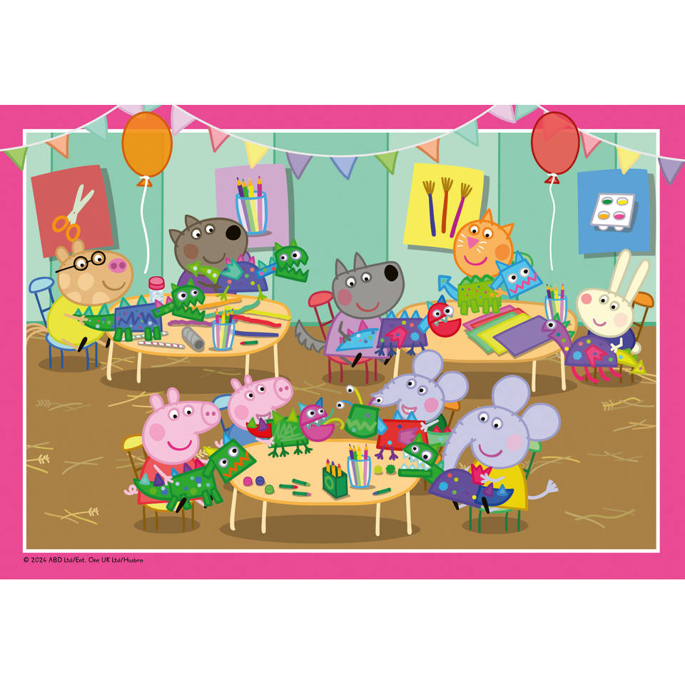 Ravensburger Peppa Pig puzzelset - 2 x 12 stukjes