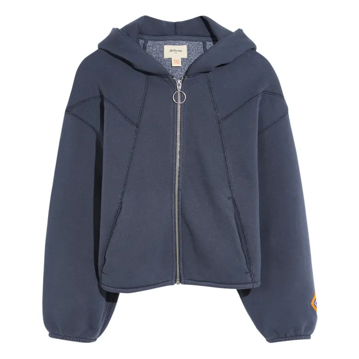 Bellerose Hoodie Farrod Uni | Gris charbon