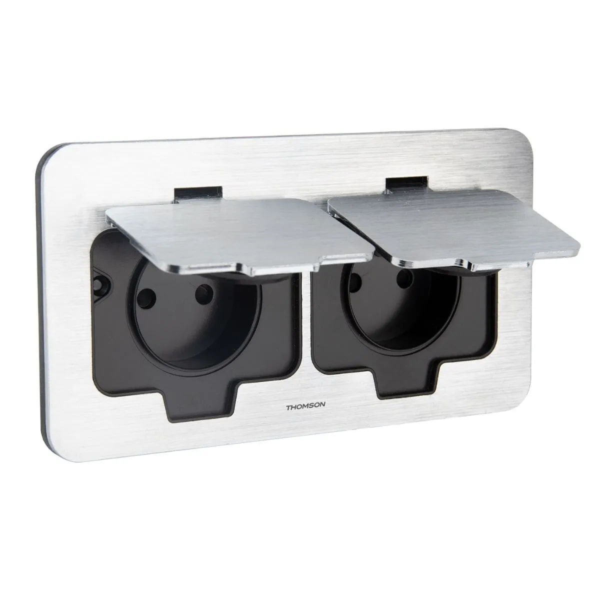 Thomson Protec - Prise de Sol 16A IP55 Métal Brossé
