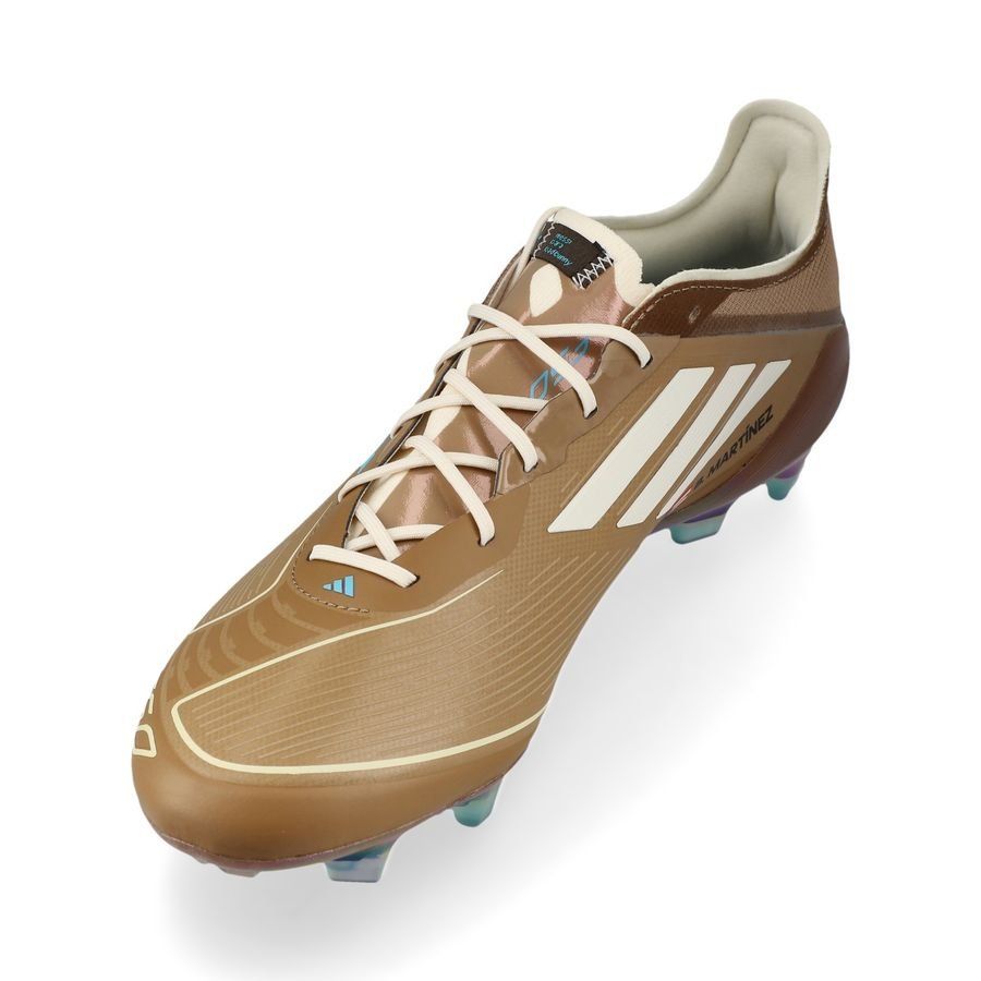 adidas F50 Messi X Bad Bunny Elite FG - Cardboard/Blanc/Turquoise ÉDITION LIMITÉE