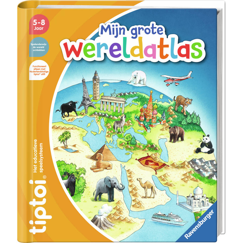 Ravensburger Tiptoi starterset Mijn grote wereldatlas