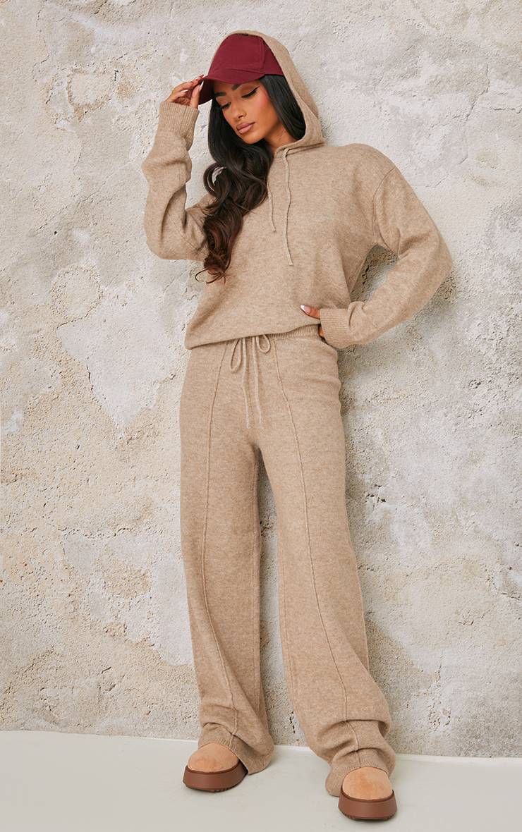 Gris Galet Sweat À Casynthétiqueche En Maille Petite