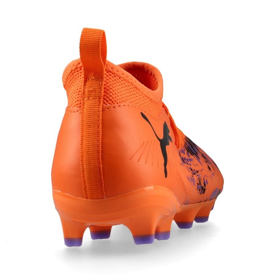 PUMA Future 8 Match FG/AG Creativity - Orange Poppy/Dark Amethyst/Noir Enfant ÉDITION LIMITÉE