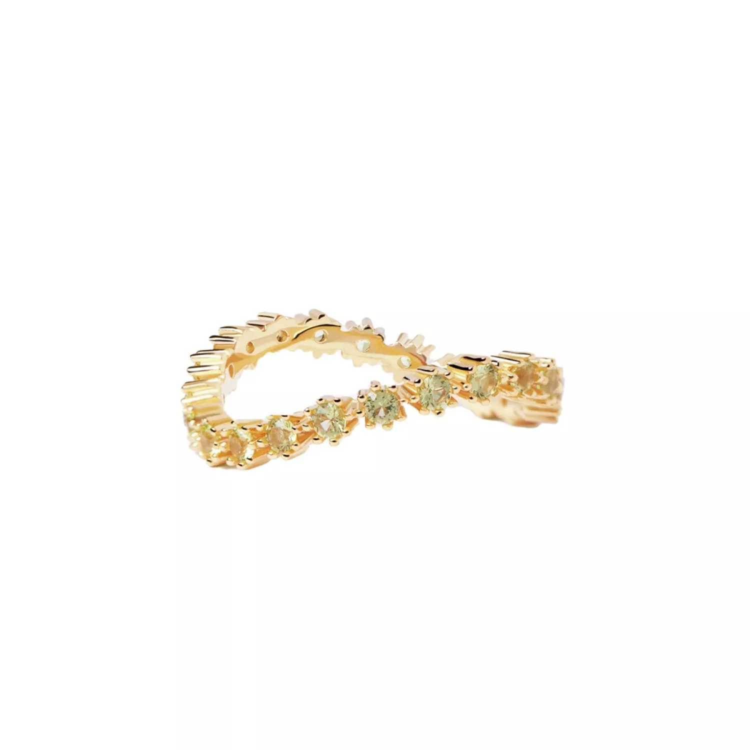 PDPAOLA Tide -10 Ring 18 kt. Forgyldt Sølv AN01-461