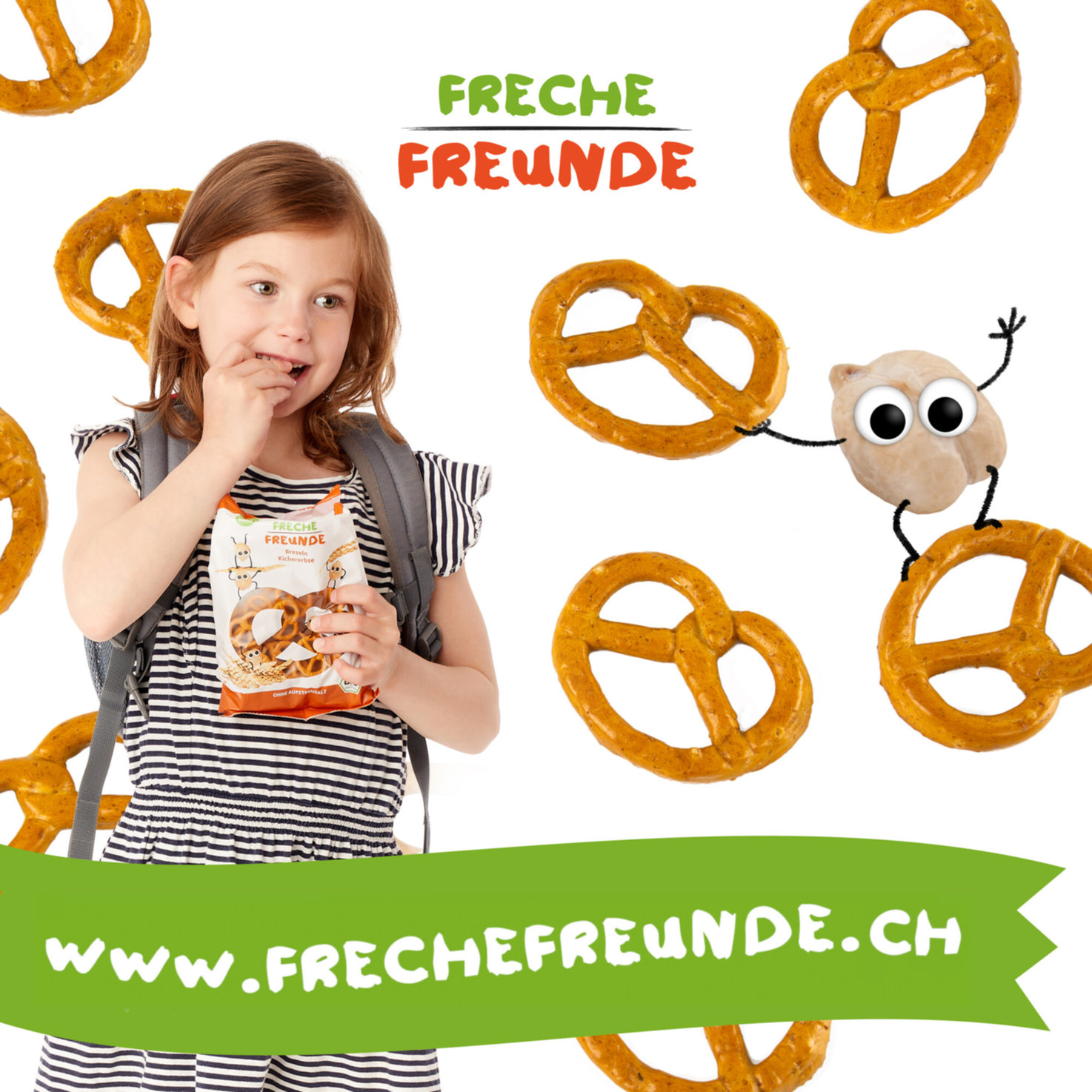 Freche Freunde Bio Freche Brezeln Kichererbse 36+ Monate