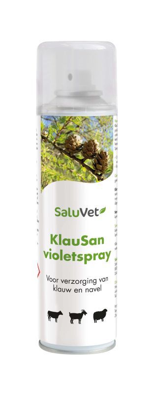 Saluvet KlauSan Violetspray - Hoef- en klauwverzorging - 200 Milliliter