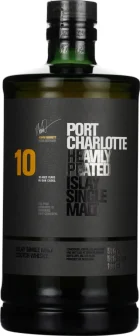 PORT CHARLOTTE 10 YEARS HEAVILY PEATED 1LTR