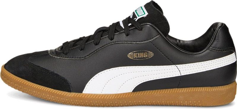 PUMA - KING 21 IT - Voetbalschoenen - Zwart - Leer - Voor Indoor Training