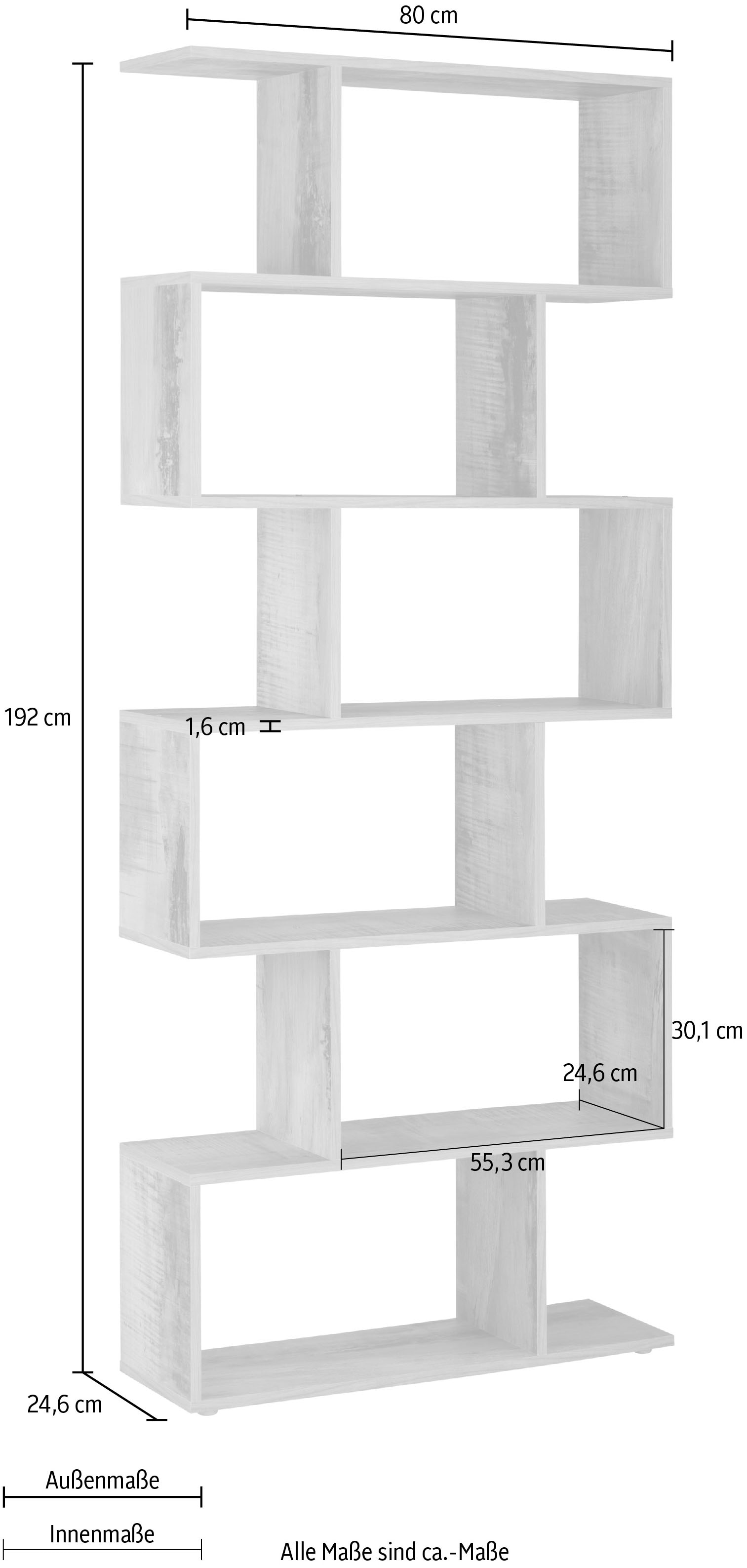 INOSIGN Aktenregal »Calli« Regal im modernen Design, Breite 80 cm x Höhe 192 cm, Made in Italy