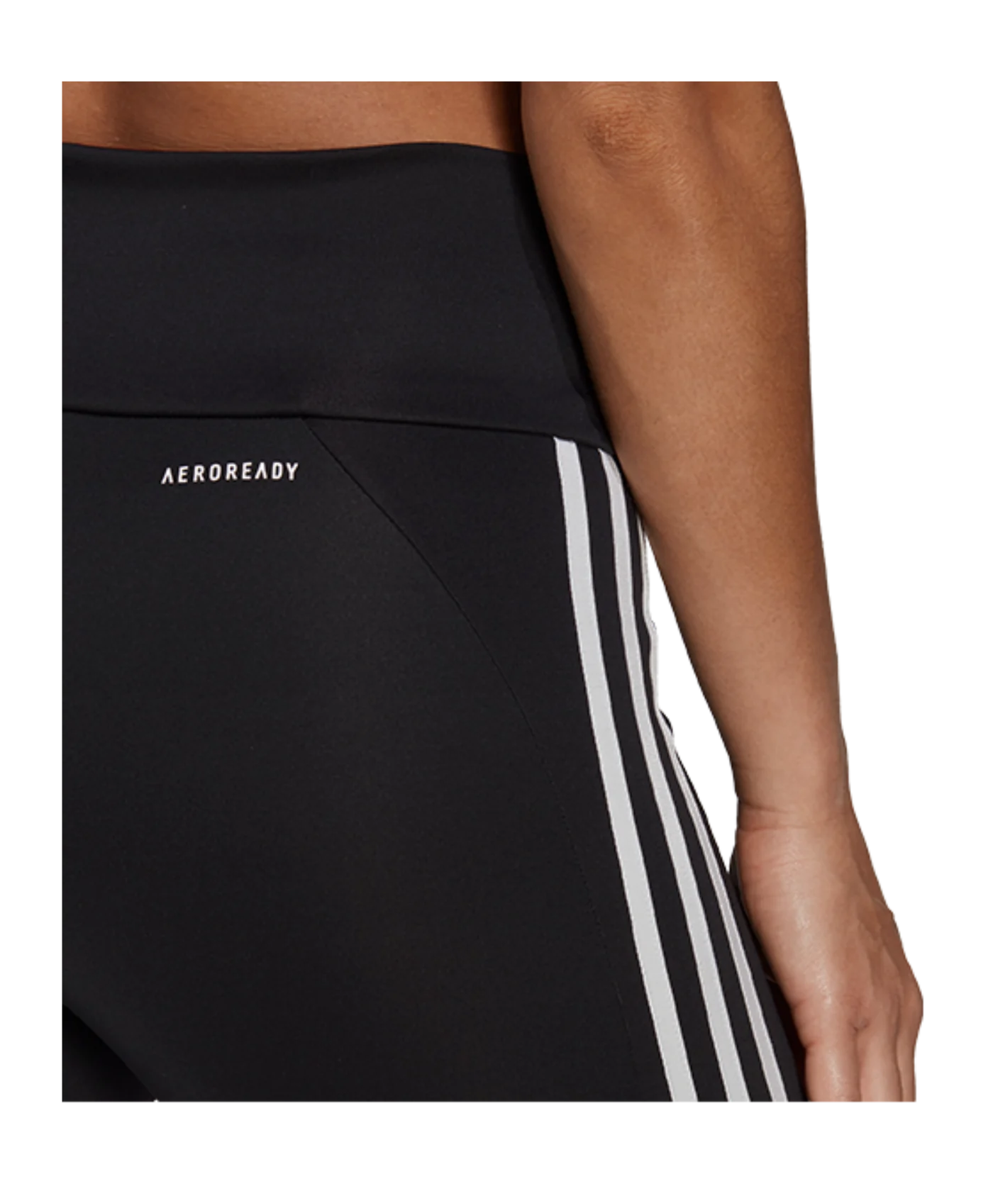 adidas 3S 7/8 Leggings Damen Running Schwarz